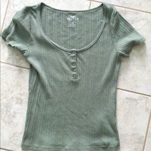 Hollister Button Top